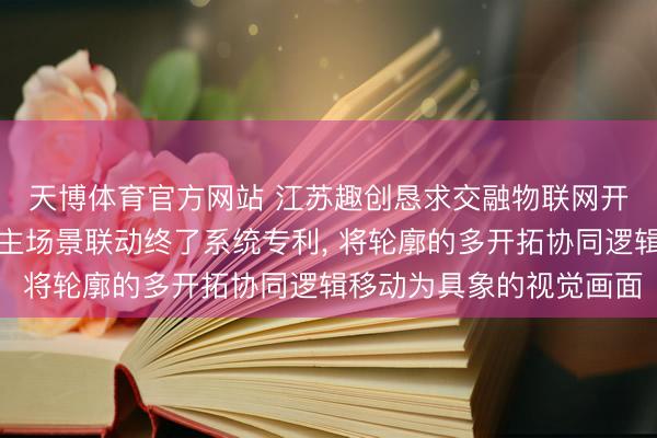 天博体育官方网站 江苏趣创恳求交融物联网开拓的编程机器东说念主场景联动终了系统专利， 将轮廓的多开拓协同逻辑移动为具象的视觉画面